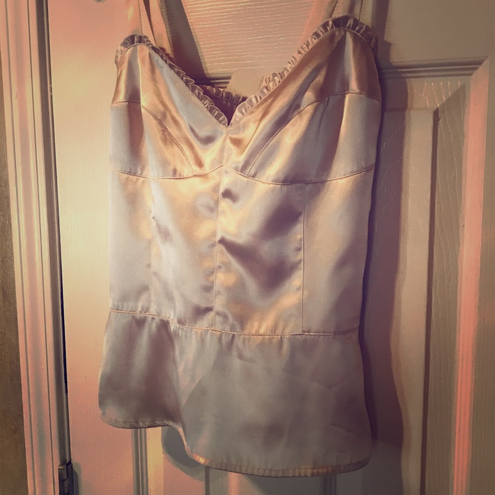 Nicole Miller ivory camisole top, 6.